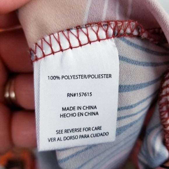 Tahari ASL High Tie Neck Sleeveless Multi Print Fit & Flare Satin Dress NWT - Picture 15 of 16